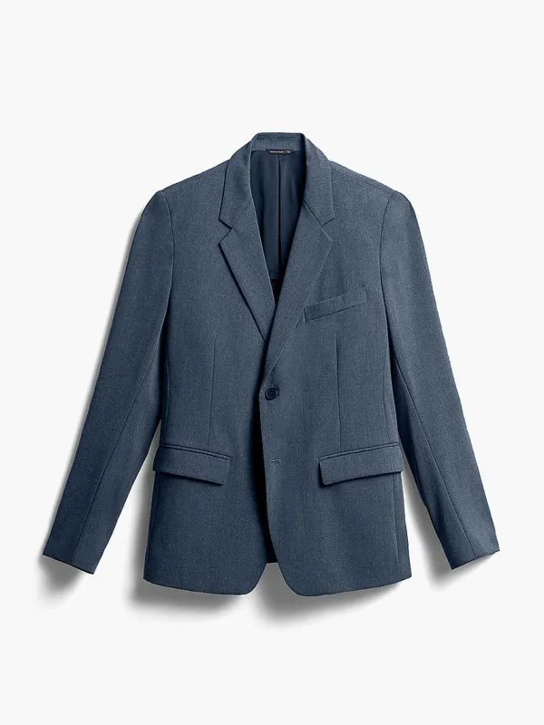 Store Azurite Heather Men'S Velocity Suit Jacket Men'S Suits