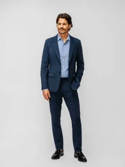 Store Azurite Heather Men'S Velocity Suit Jacket Men'S Suits