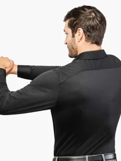 Hot Black (Brushed) Men'S Apollo Dress Shirt (Previous Generation) Men'S Shirts