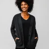 New Black Heather Women'S Atlas Cardigan Women'S Suits