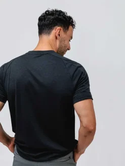 Best Sale Black Men'S Composite Merino Raglan Tee Men'S Polos, Tees & Henleys