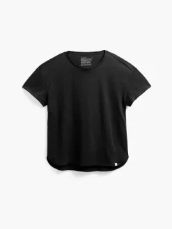 Best Sale Black Women'S Composite Merino Boxy Tee Women'S Shirts