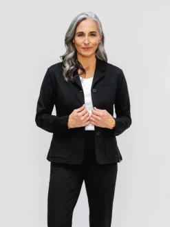 Shop Black Women'S Kinetic Blazer Women'S Suits