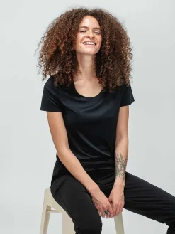 Cheap Black Women'S Luxe Touch Tee Women'S Shirts