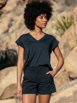 Clearance Black Women'S Pace Poplin Short Women'S Pants & Shorts