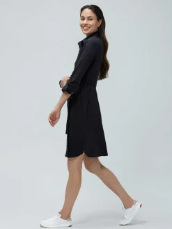 Online Black Women'S Previous Generation Apollo Shirt Dress Women'S Jackets & Coats