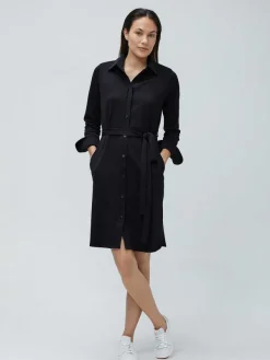 Online Black Women'S Previous Generation Apollo Shirt Dress Women'S Jackets & Coats
