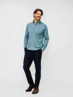 Cheap Blue Dusk Men'S Apollo Raglan Sport Shirt Men'S Shirts