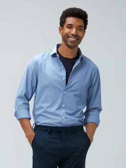 Flash Sale Blue Oxford Men'S Aerozero° Dress Shirt Men'S Shirts