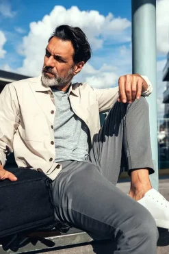 Store Buff Men'S Pace Poplin Overshirt Men'S Shirts