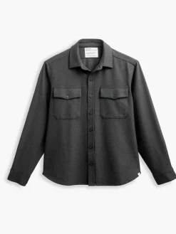 Clearance Charcoal Heather Men'S Fusion Overshirt Men'S Shirts