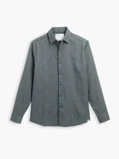 Clearance Charcoal Mini Grid Men'S Aerozero° Dress Shirt Men'S Shirts