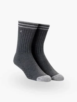 Flash Sale Charcoal ( Logo) Atlas Crew Sock Men'S Underwear & Socks