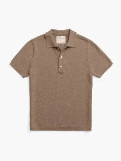 Shop Coffee Men'S Labs Atlas Short Sleeve Knit Polo Men'S Polos, Tees & Henleys