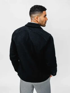 Best Sale Dark Navy Men'S Kinetic Corduroy Chore Coat Men'S Jackets & Coats