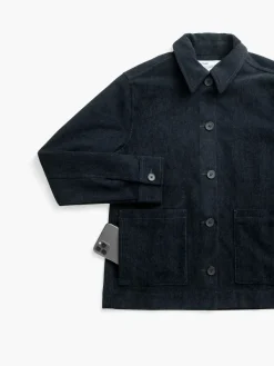 New Dark Navy Women'S Kinetic Corduroy Chore Coat Women'S Sweatshirts & Sweaters