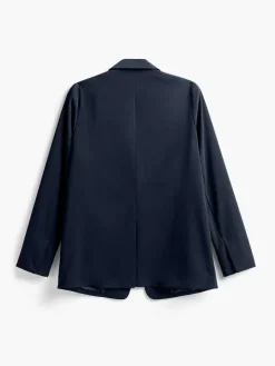 Sale Dark Navy Women'S Velocity Oversized Blazer Women'S Suits