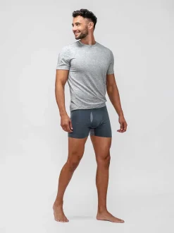 Best Deep Indigo Men'S Composite Merino Boxer Brief Men'S Underwear & Socks