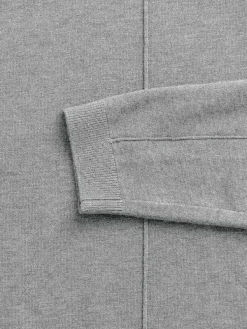 Outlet Grey Heather Men'S Atlas Air V-Neck Sweater Men'S Sweatshirts & Sweaters