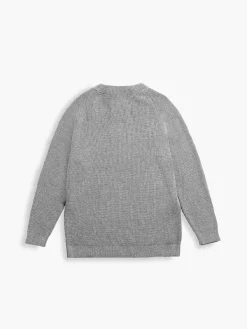 Best Sale Grey Heather Women'S Atlas Waffle Sweater Women'S Underwear & Socks