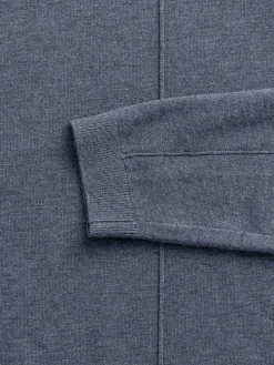 Flash Sale Indigo Heather Men'S Atlas Air V-Neck Sweater Men'S Sweatshirts & Sweaters