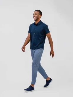 Clearance Indigo Heather Men'S Fusion Terry Jogger Men'S Pants & Shorts