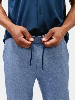 Clearance Indigo Heather Men'S Fusion Terry Jogger Men'S Pants & Shorts