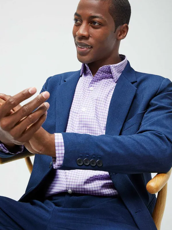 Online Indigo Heather Men'S Previous Generation Velocity Suit Jacket Men'S Suits