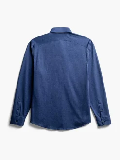 Best Indigo Stripe Men'S Previous Generation Hybrid Button-Down Men'S Shirts