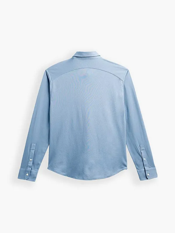 Best Lava Blue Men'S Hybrid Button-Down Men'S Shirts