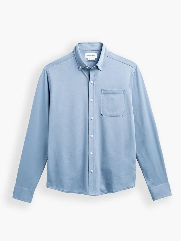 Best Lava Blue Men'S Hybrid Button-Down Men'S Shirts
