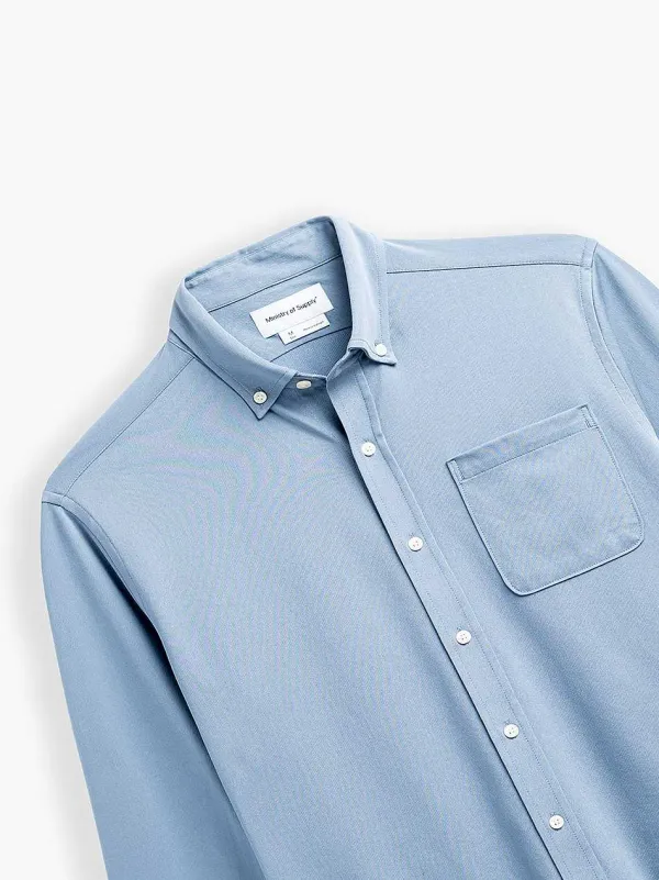 Best Lava Blue Men'S Hybrid Button-Down Men'S Shirts