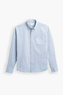 Hot Light Blue Stripe Men'S Hybrid Button-Down Men'S Shirts
