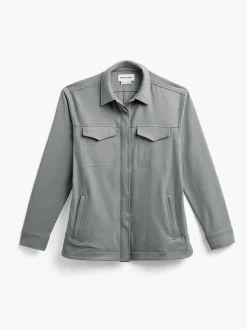 Cheap Medium Grey Heather Women'S Fusion Overshirt Women'S Shirts