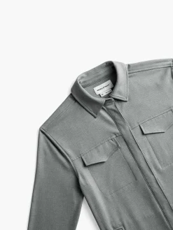 Cheap Medium Grey Heather Women'S Fusion Overshirt Women'S Shirts