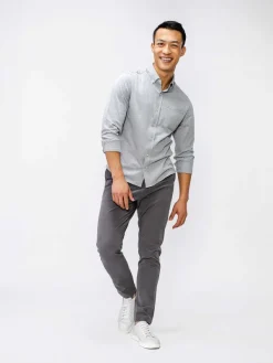 New Medium Grey Men'S Pace Tapered Chino Men'S Pants & Shorts