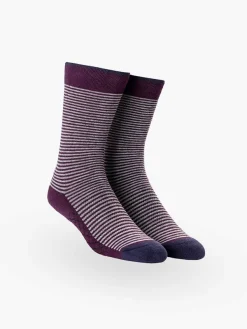 Flash Sale Narrow Stripe Atlas Crew Sock Men'S Underwear & Socks