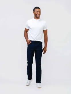 Hot Navy Heather Men'S Kinetic Twill 5-Pocket Pant Men'S Pants & Shorts