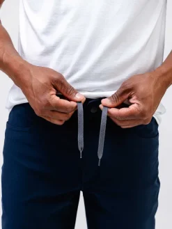 Hot Navy Heather Men'S Kinetic Twill 5-Pocket Pant Men'S Pants & Shorts