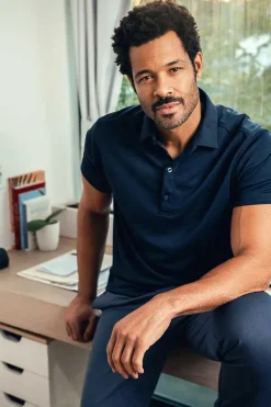 Flash Sale Navy Men'S Apollo Polo Men'S Polos, Tees & Henleys