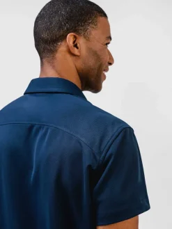 Best Navy Men'S Apollo Short Sleeve Sport Shirt Men'S Shirts