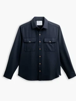 Cheap Navy Men'S Fusion Overshirt Men'S Shirts
