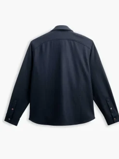 Cheap Navy Men'S Fusion Overshirt Men'S Shirts