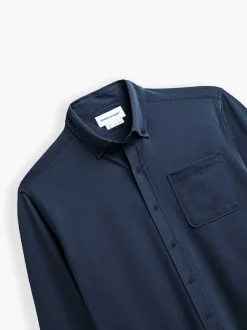 Outlet Navy Men'S Hybrid Button-Down Men'S Shirts
