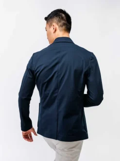 Online Navy Men'S Kinetic Blazer Men'S Suits