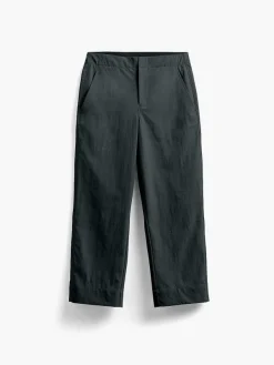 Hot Navy Women'S Pace Poplin Cropped Chino Women'S Pants & Shorts