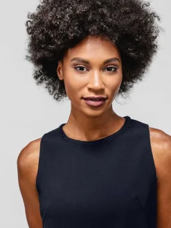 Hot Navy Women'S Swift Sheath Tank Women'S Polos, Tees & Henleys