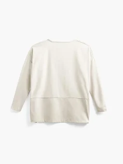 Hot Oatmeal Heather Women'S Fusion Double-Knit Tunic Women'S Shirts