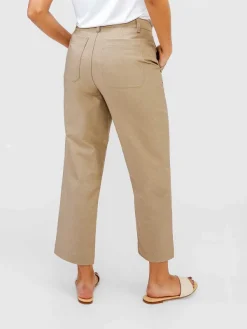 Outlet Oatmeal Heather Women'S Kinetic Twill 5-Pocket Cropped Pant Women'S Pants & Shorts