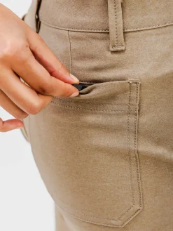 Outlet Oatmeal Heather Women'S Kinetic Twill 5-Pocket Cropped Pant Women'S Pants & Shorts